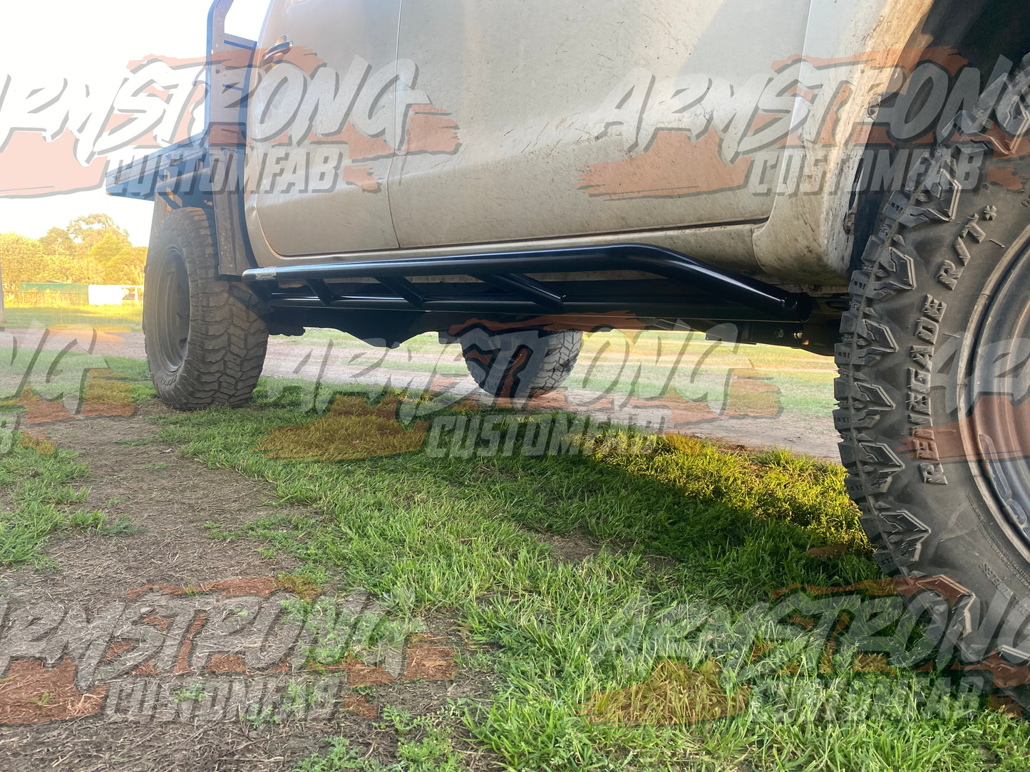 Toyota N70 dual cab rocksliders