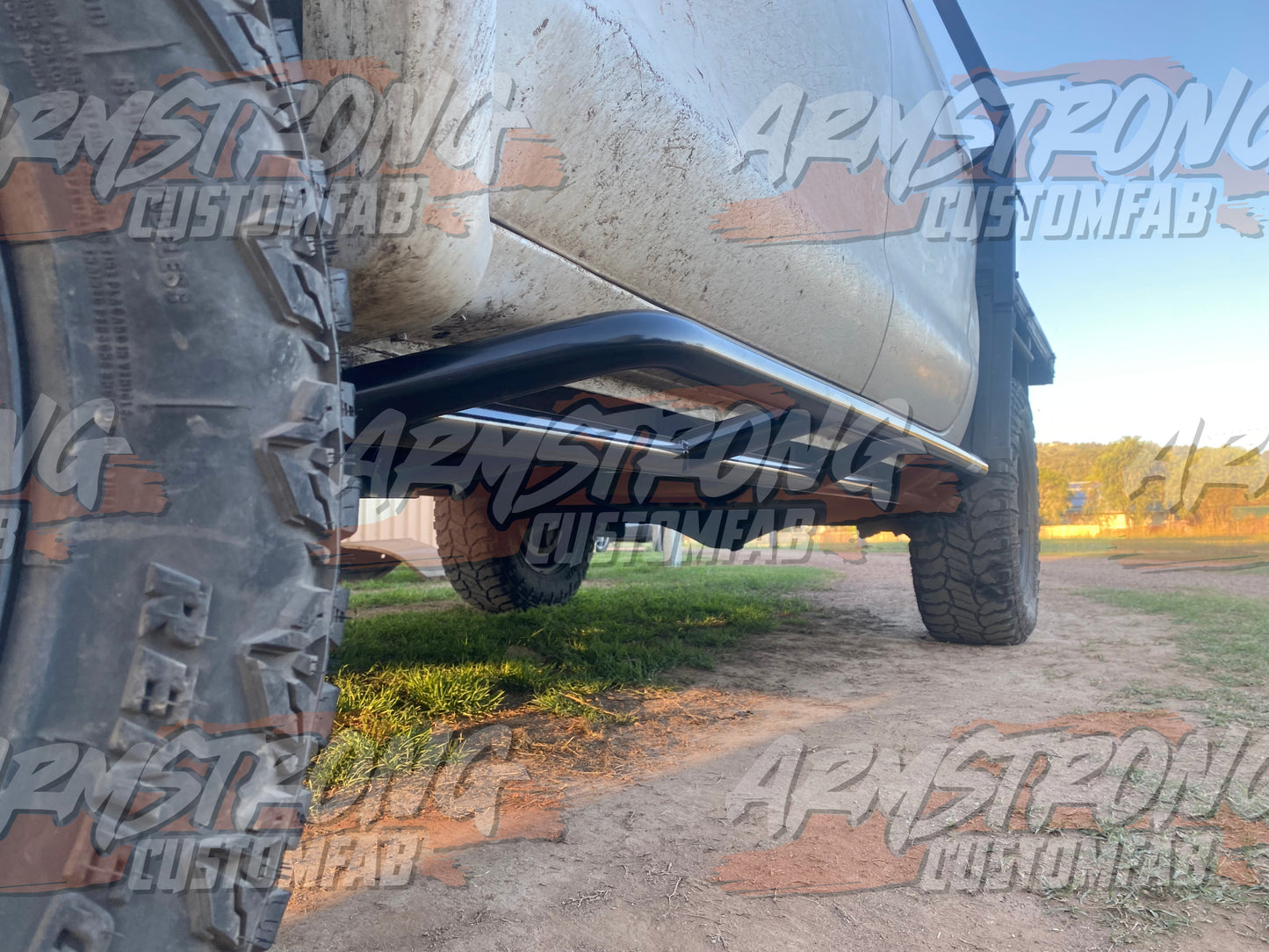 Toyota N70 dual cab rocksliders