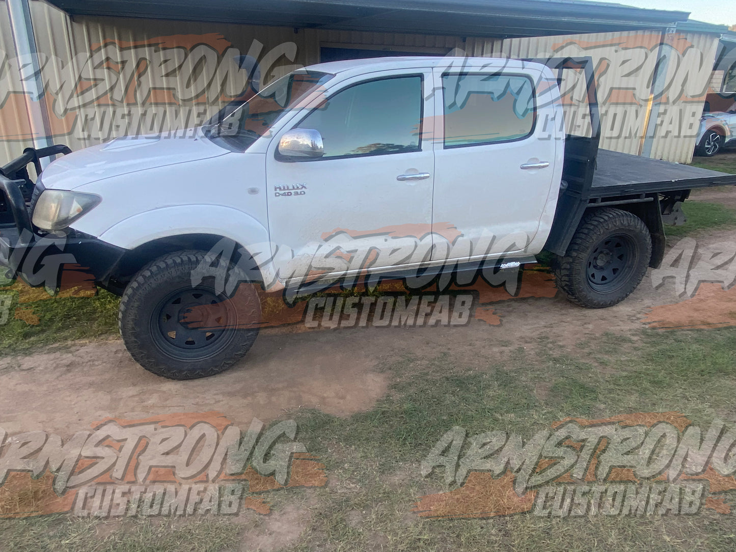 Toyota N70 dual cab rocksliders